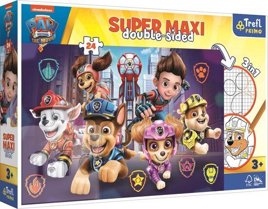 TREFL Oboustranné puzzle Tlapková patrola: Nová výzva SUPER MAXI 24 dílků - 41002