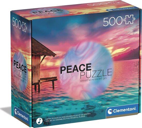 CLEMENTONI Peace puzzle: Žít přítomností 500 dílků - 35120