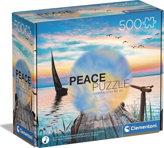 CLEMENTONI Peace puzzle: Klidný vítr 500 dílků - 35121