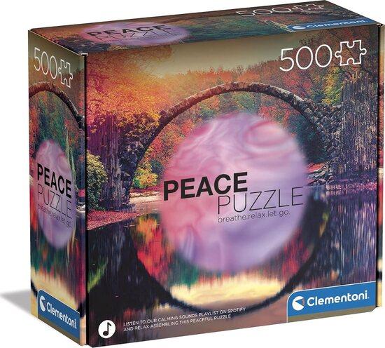 CLEMENTONI Peace puzzle: Rozjímání 500 dílků - 35119