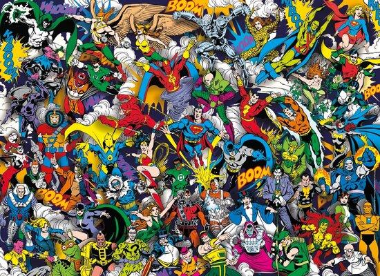 CLEMENTONI Puzzle Impossible: DC Comics Justice League 1000 dílků - 39599