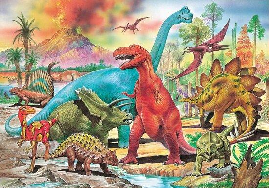 EDUCA Puzzle Dinosauři 100 dílků - 13179