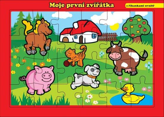 TEDDIES Puzzle Farma 24 dílků - 11300005