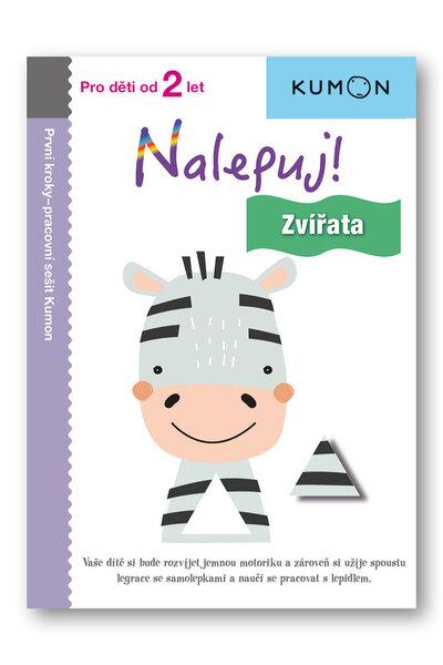 Levně Nalepuj! Zvířata: Pro děti od 2 let, Pracovní sešit Kumon