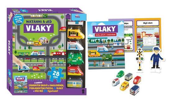 Natáhni a jeď Vlaky - 9788024282053