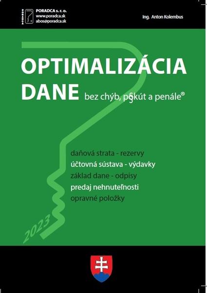 Optimalizácia dane, bez chýb, pokút a penále - 9788081622465