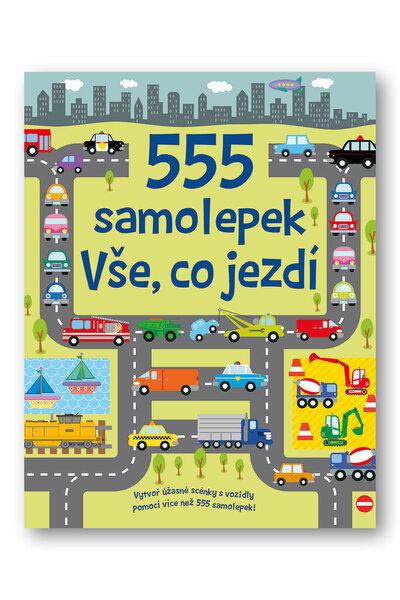 555 samolepek Vše, co jezdí - 9788025633212