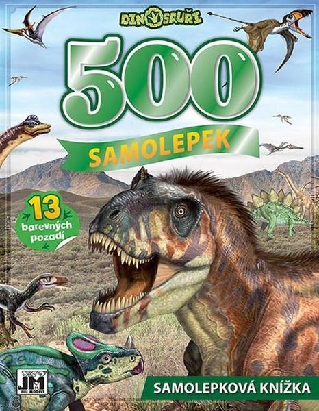 Levně Samolepková knížka 500 Dinosauři