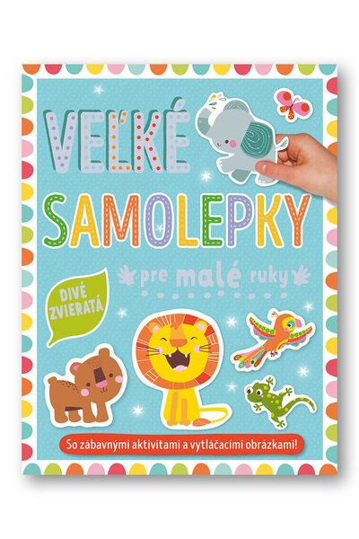 Levně Veľké samolepky pre malé ruky Divé zvieratá