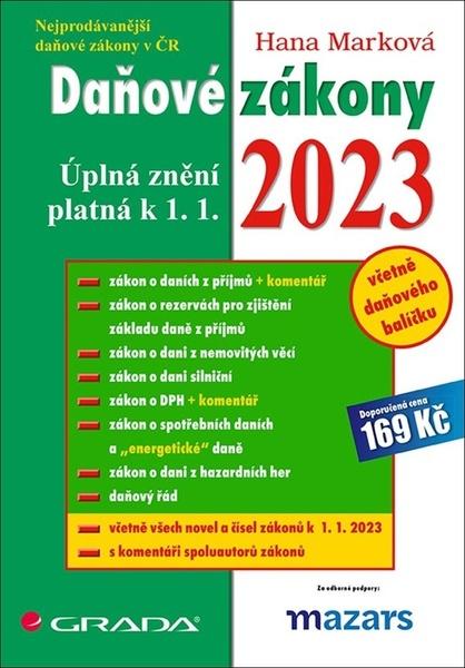 Daňové zákony 2023 - 9788027100231