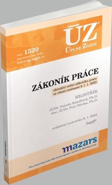ÚZ 1520 Zákoník práce - 9788074885617