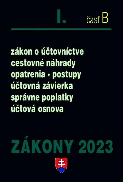 Zákony I-B/2023 – účtovné zákony - 9788081622496