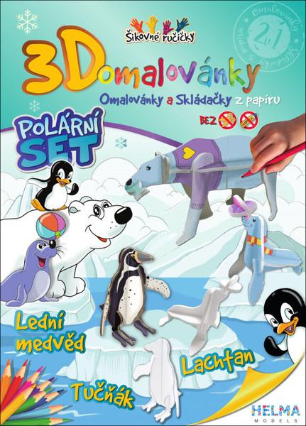 Levně 3D omalovánky Polární set