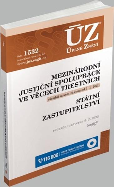ÚZ 1532 Mezinárodní justiční spolupráce - 9788074885730