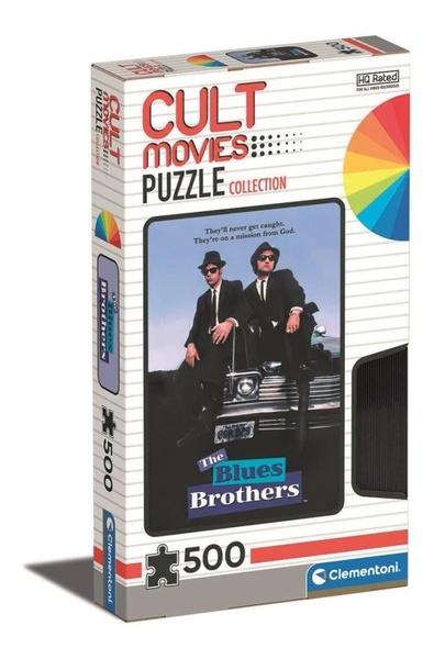 Levně CLEMENTONI Puzzle Cult Movies: Bratři Bluesovi 500 dílků