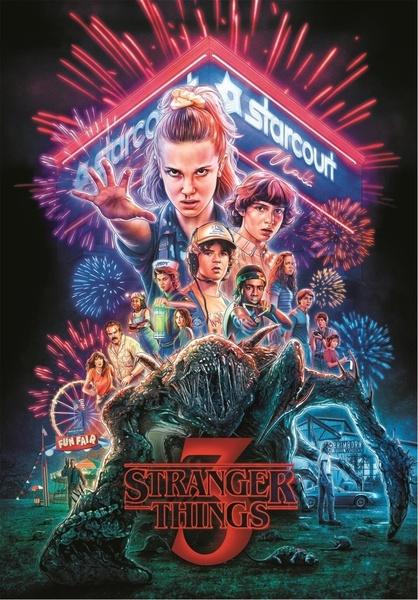 CLEMENTONI Puzzle Netflix: Stranger Things 3.série 1000 dílků - 39653