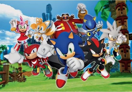 CLEMENTONI Puzzle Ježek Sonic 104 dílků - 27159
