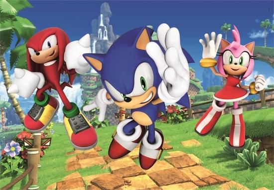 CLEMENTONI Puzzle Sonic 104 dílků - 27256