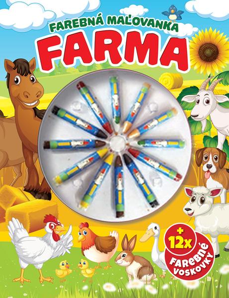 Levně Farebná maľovanka Farma