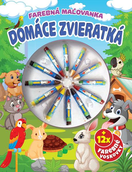 Levně Farebná maľovanka Domáce zvieratká