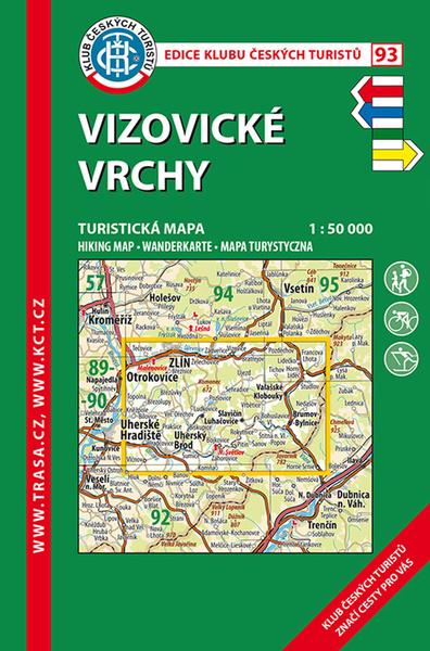 KČT 93 Vizovické vrchy - 9788073245870