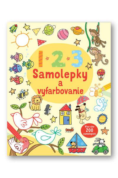 Levně 123 Samolepky a vyfarbovanie