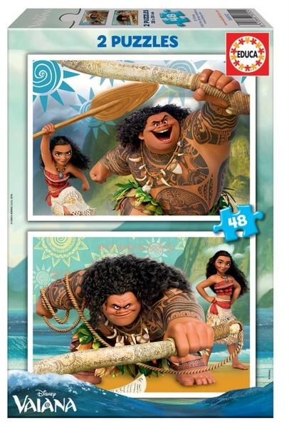 EDUCA Puzzle Odvážná Vaiana 2x48 dílků - 16952
