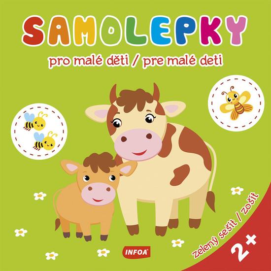 Levně Samolepky pro malé děti Samolepky pre malé deti zelený sešit zelený zošit CZ SK vydanie