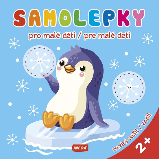 Levně Samolepky pro malé děti Samolepky pre malé deti modrý sešit modrý zošit CZ SK vydanie
