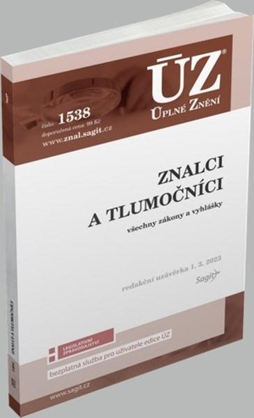 ÚZ 1538 Znalci a tlumočníci - 9788074885792