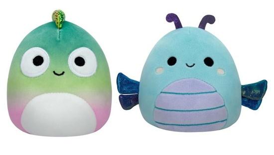 SQUISHMALLOWS 2v1 chameleon Denton a vážka Heather - SQFP00063