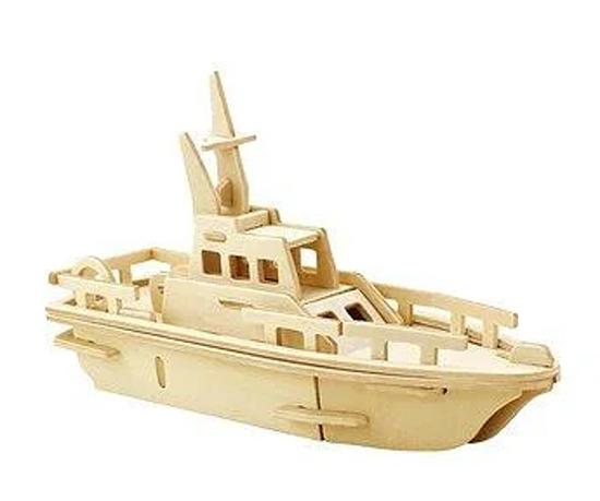 Levně Dřevěné 3D puzzle Jachta