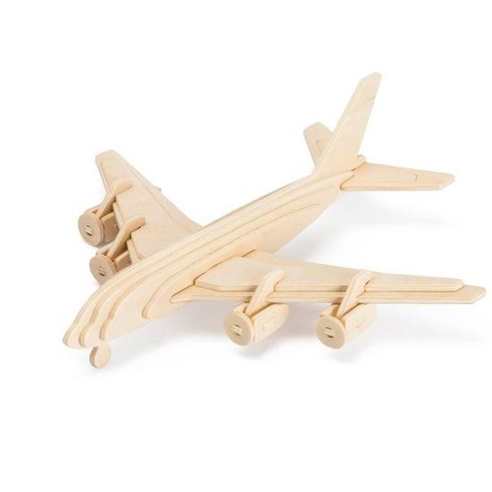 Levně Dřevěné 3D puzzle Civilní letadlo