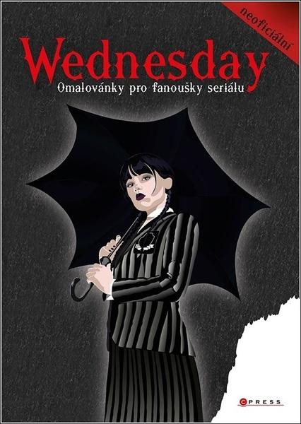 Levně Wednesday omalovánky pro fanoušky seriálu