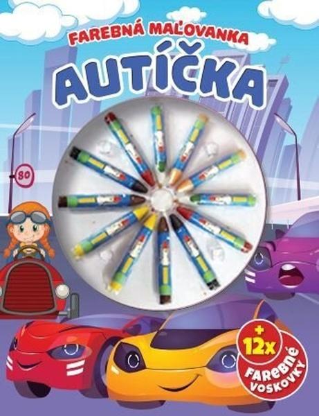 Levně Farebná maľovanka Autíčka