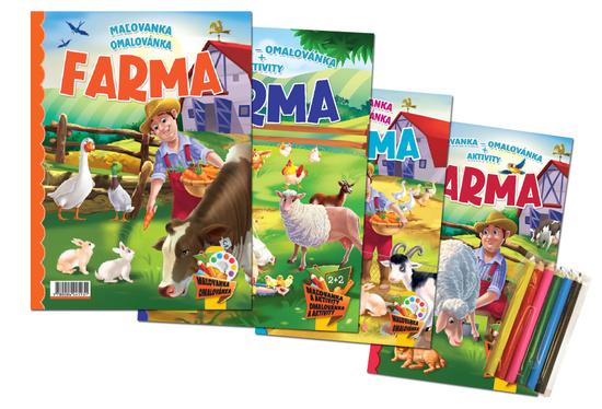 Levně Maľovanka Omalovánka a aktivity Farma