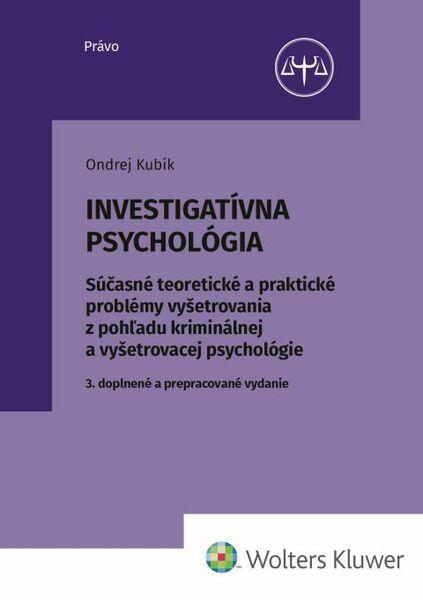 Investigatívna psychológia - 9788076766785