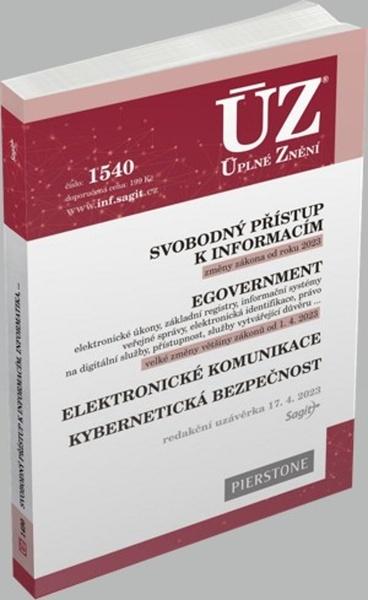 ÚZ 1540 Svobodný přístup k informacím - 9788074885815
