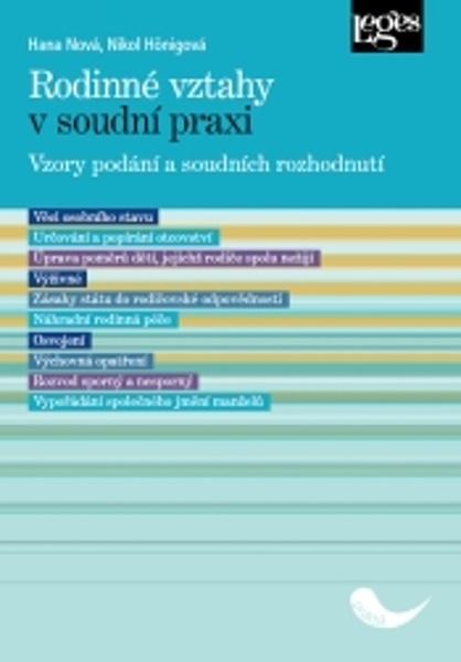 Levně Rodinné vztahy v soudní praxi