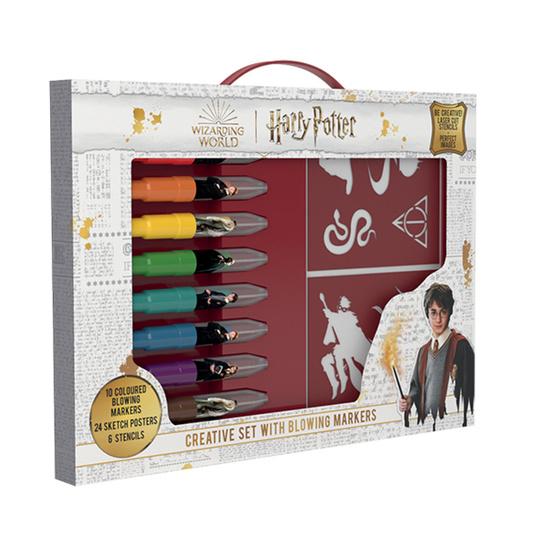 Levně Jiri Models 3587-7 kreativní sada s foukacími fixy Harry Potter 17 ks