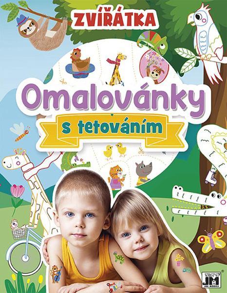 Levně Omalovánky s tetováním Zvířátka