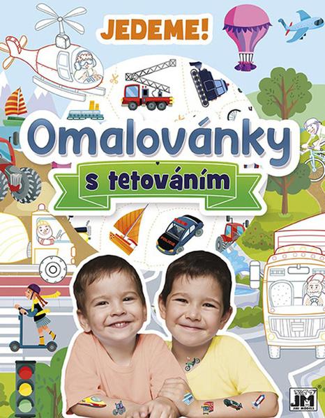 Levně Omalovánky s tetováním Jedeme