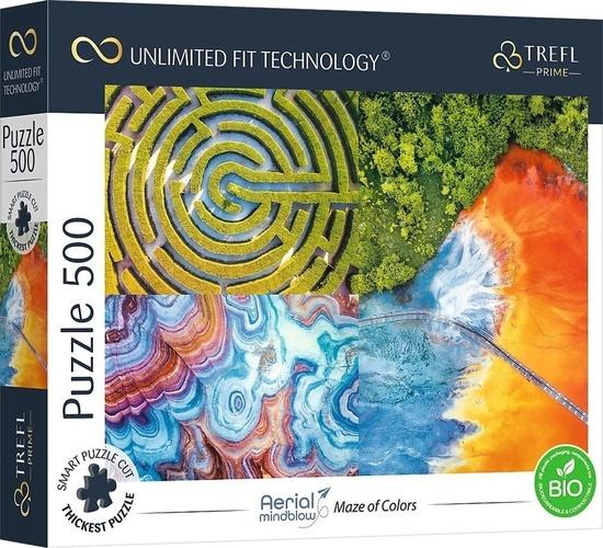 Levně Puzzle UFT Aerial Mindblow Bludiště barev