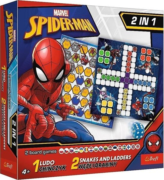 TREFL Hry Spiderman, 2v1: Člověče, nezlob se a Hadi a žebříky - 02419