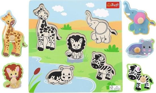 Dřevěná vkládačka Safari