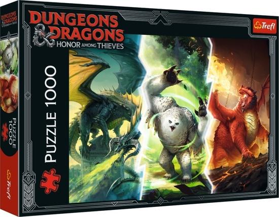 Levně Puzzle Dungeons&Dragons Čest zlodějů, Legendární Monstra Faerunu
