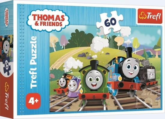 TREFL Puzzle Mašinka Tomáš a kamarádi 60 dílků - 17379