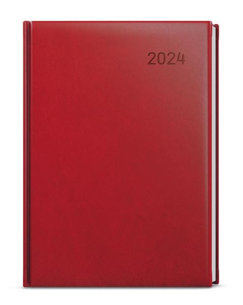 Denní diář 2024 David Vivella A5 bordó