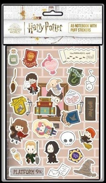 Levně EPEE Harry Potter Sešit A5 se samolepkami Merch Bluesky