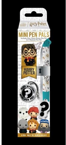 Levně CurePink Plastová propiska s připínacími figurkami Harry Potter Mini kamarádi propiska Harry figurka blindbox figurka HP712442